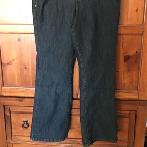 Size 18 bootcut dark blue jeans